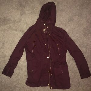Burgundy Jacket